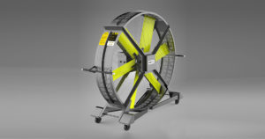 dhz fitness rollable stand fan