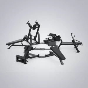 DHZ Fitness | Core Circle, U3058, Core Circle XL Hexagon with 6 Benches