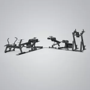 DHZ Fitness | Core Circle, U3058L, Core Circle XL Corner with 6 Benches