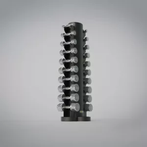 DHZ Fitness | Freeweights & Gym Supply, YC001-RACK, Chrom Dumbbell Rack