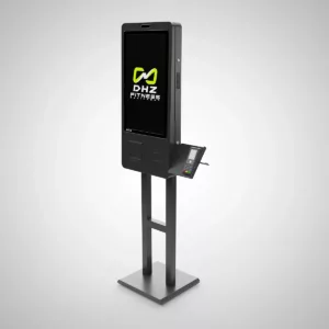 DHZ Fitness | Displays, DIS27KI-CC, 27" LCD Touch Ordering Kiosk With Stand