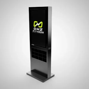DHZ Fitness | Displays, DIS43ST-PB, 43" Indoor LCD Digital Signage With 12 powerbanks